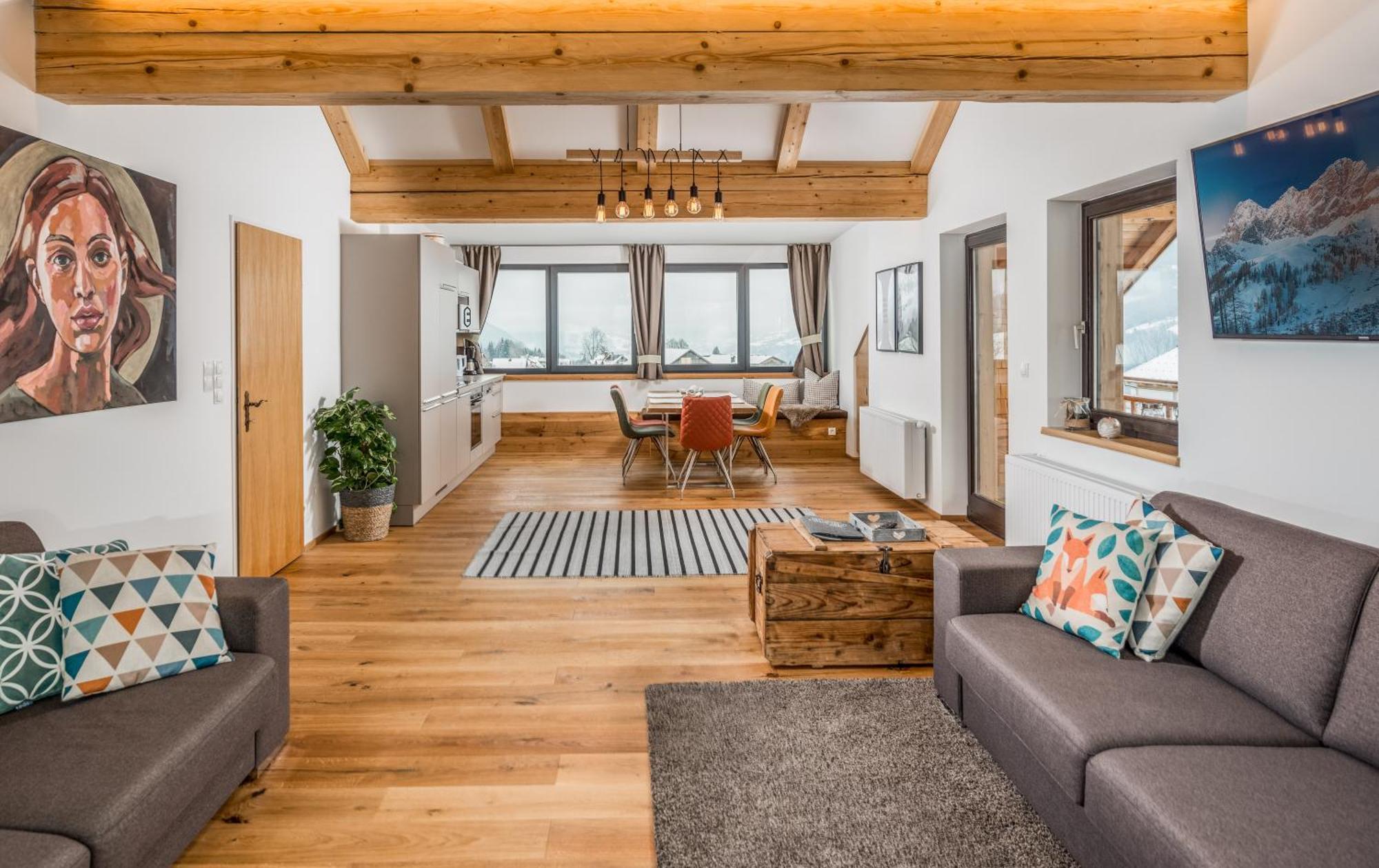 Naturchalet Hoeflehner - Heimgefuehl & Ruhelage An Loipe & Wanderweg ラムサウ・アム・ダッハシュタイン エクステリア 写真