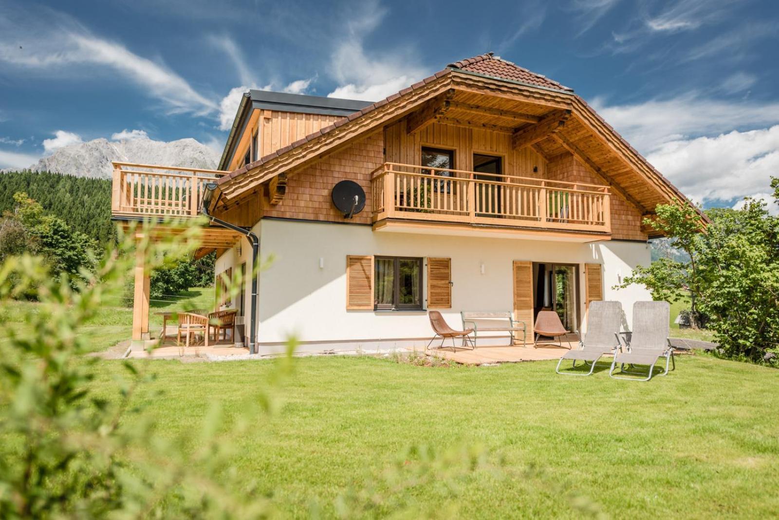 Naturchalet Hoeflehner - Heimgefuehl & Ruhelage An Loipe & Wanderweg ラムサウ・アム・ダッハシュタイン エクステリア 写真